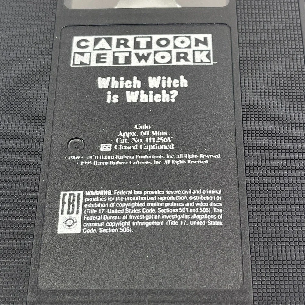 Scooby Doo Where Are You Which Witch is Which VHS 1997 Cartoon Network